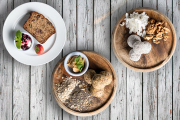 healthy protein snack cake handmade breakfast organic
