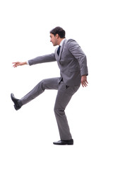 Businessman isolated on the white background
