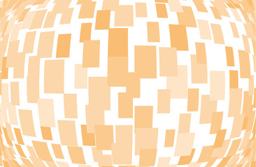 Abstract geometric pattern with squares, rectangles. Orange color Vector illustration