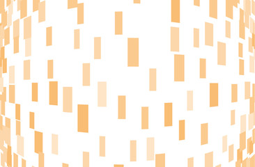 Abstract geometric pattern with squares, rectangles. Orange color Vector illustration