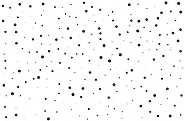 Splatter background. Black glitter blow explosion and splats on white.  Grain overlay. Dusty dirty black surface. 