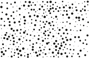 Splatter background. Black glitter blow explosion and splats on white.  Grain overlay. Dusty dirty black surface. 