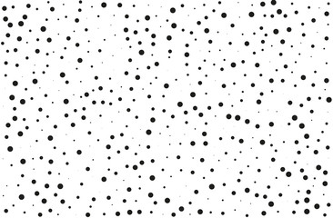 Splatter background. Black glitter blow explosion and splats on white.  Grain overlay. Dusty dirty black surface. 
