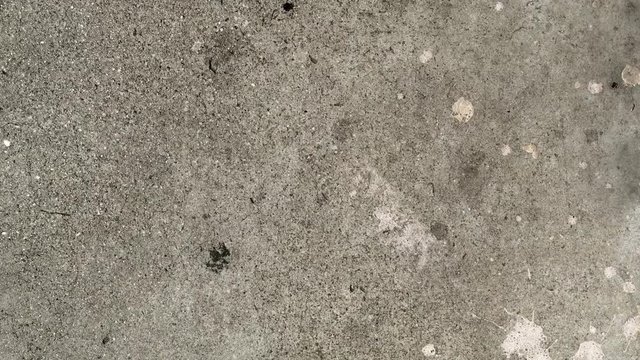 Concrete Paint Splatter Texture.Sidewalk splats animated loop for backgrounds or overlaying as foreground filters to grunge up titles, motion graphics, or give footage an old worn look.