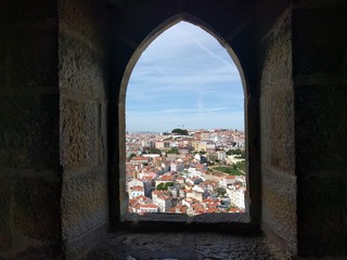Window View of Lisbon from Castelo de São Jorge