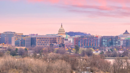 Washington, D.C. city skyline