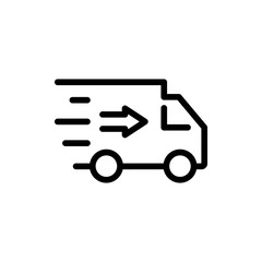 Truck flat icon