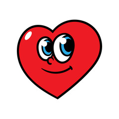 Cartoon Heart Character