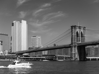 Brooklyn Bridge Speedboat 