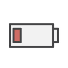 Illustration of low battery icon 