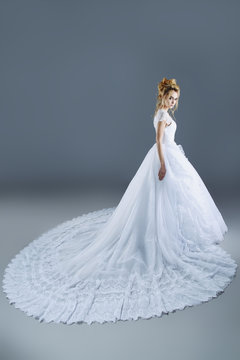 chic bridal dress