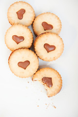 Cookies with chocolate