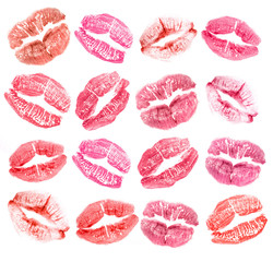 lipstick kiss