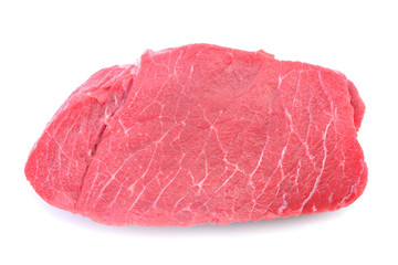 Beef steak on a white background