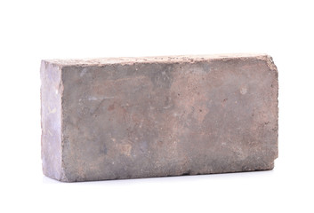 Brick on white background