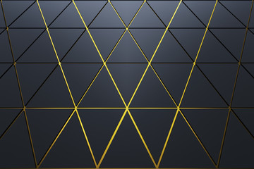 Abstract background of polygonal shape