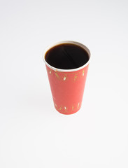 coffee of cup of coffee on a background.