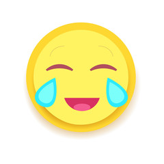 Emodji Icon. Emoticon for chat, messages,web. Isolated vector illustration 