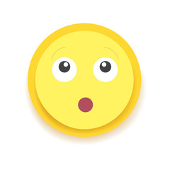 Emodji Icon. Emoticon for chat, messages,web. Isolated vector illustration 