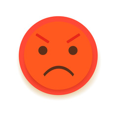 Emodji Icon. Emoticon for chat, messages,web. Isolated vector illustration 