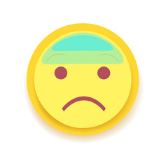 Emodji Icon. Emoticon for chat, messages,web. Isolated vector illustration