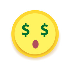 Emodji Icon. Emoticon for chat, messages,web. Isolated vector illustration 