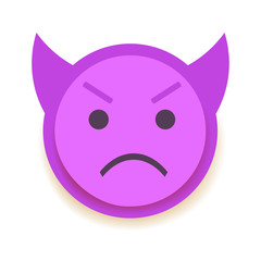 Emodji Icon. Emoticon for chat, messages,web. Isolated vector illustration 