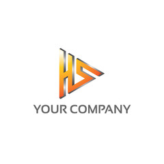 Fototapeta premium HS - Logo Template 100% vector ( Fully editable ) 100% Resizable vector EPS documentsBest regards - alblessed01