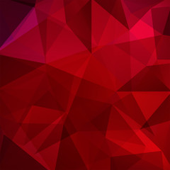 Background of geometric shapes. Red mosaic pattern. Vector EPS 10. Vector illustration
