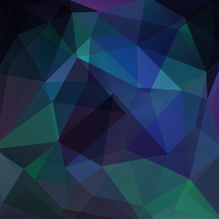 Abstract geometric style dark background. Vector illustration
