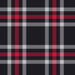 Checkered fabric texture print. Seamless plaid pattern.