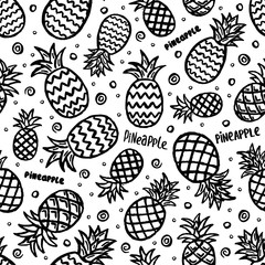 pineapple seamless background