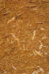 Photo of an old wooden board texture consist of wood sawdust