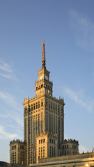 Fototapeta na wymiar Palace of Culture and Science in Warsaw. Poland 