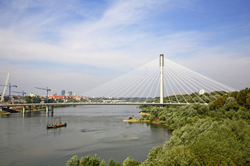 Swietokrzyski Bridge in Warsaw. Poland