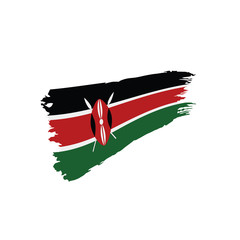 Kenya flag, vector illustration