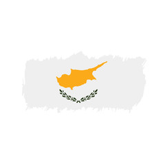 Cyprus flag, vector illustration