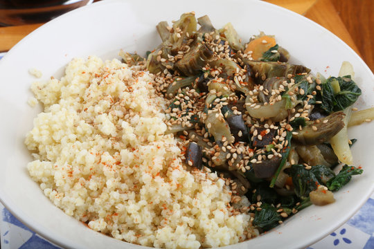 mijo con verduras