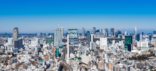 東京都市風景 渋谷・新宿周辺 ワイド