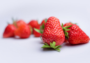 red strawberry close-up