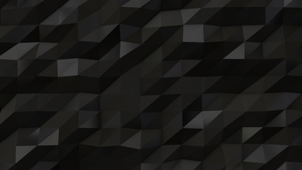 Obraz premium Czarny streszczenie tło trójkąt low poly