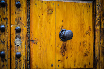 ancient doors - close up view