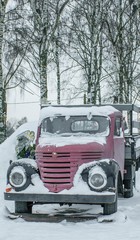 Obraz premium The old Russian truck