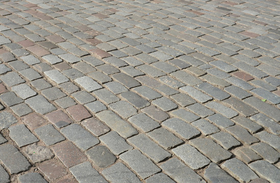 Old cobblestone pavement