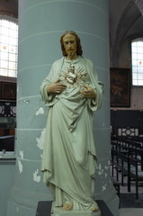 Sculpture of Christ in the Catholic Church, Bruges, Belgium