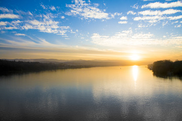 Peaceful and colorful scenery