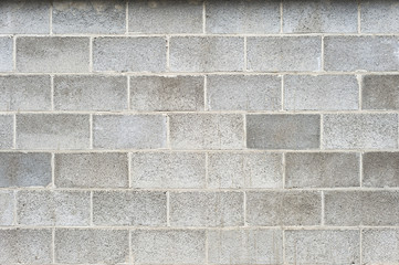 The texture of the wall is the laying of expanded clay blocks. Background for the advertisement of...