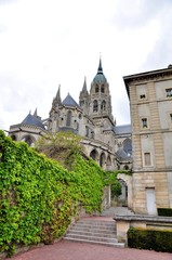 Fototapeta na wymiar La cathédrale de Bayeux en Normandie