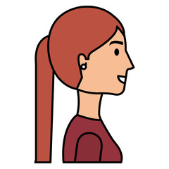 successful businesswoman avatar character vector illustration design