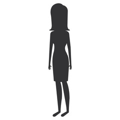 successful businesswoman avatar character vector illustration design